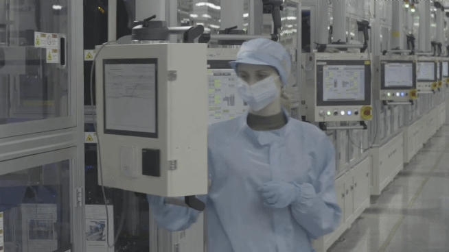 SK온 헝가리 공장 내부 / 영상=SK온 제공