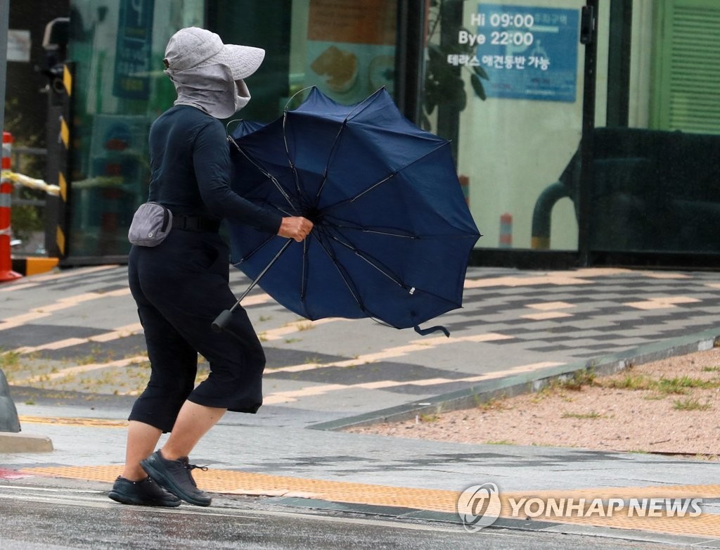 강풍 이미지