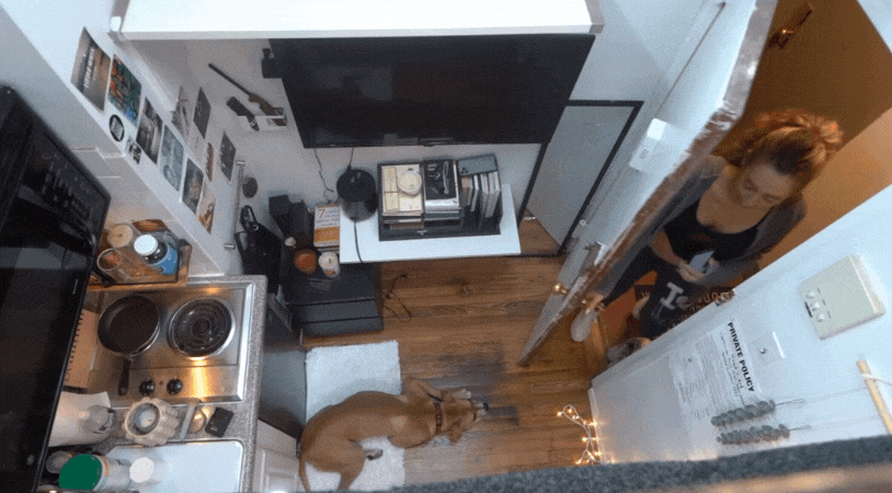 미국 뉴욕 맨해튼 미드타운 내 약 7.4㎡(약 2.2평) 크기의 아파트 내부 /사진=유튜브