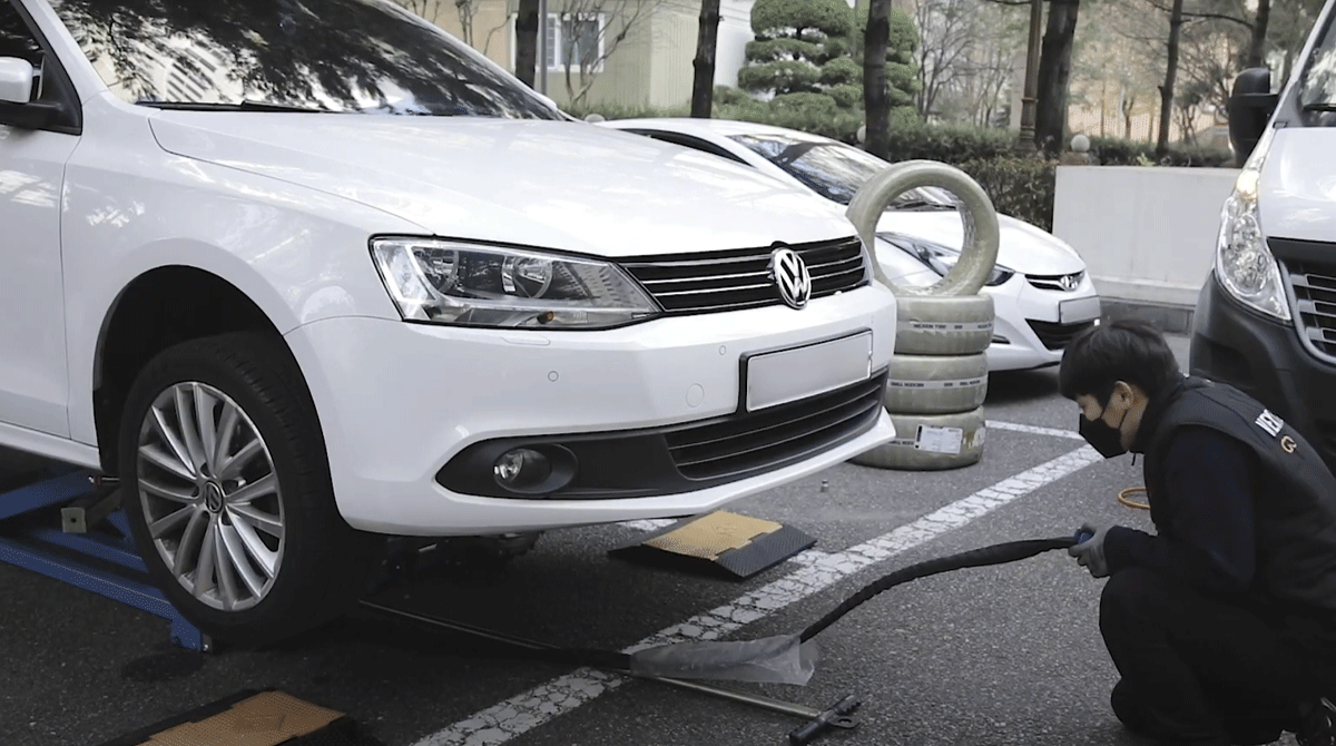 쿠팡 로켓 타이어 설치