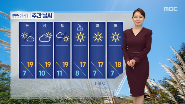 [날씨] 때이른 추위..내일 아침 철원 영하 1도