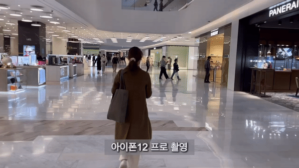 아이폰14 시리즈에 공통 적용된 액션모드. 카메라를 인위적으로 흔들면서 촬영했을 때도 차이가 확연했다./사진=백유진 기자 byj@