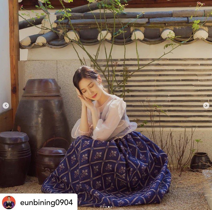 한복옷깃 이미지