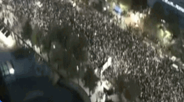 숭례문 인근 교통 CCTV 캡처.