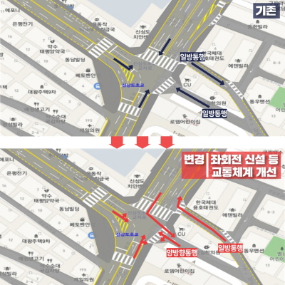 사거리 이미지