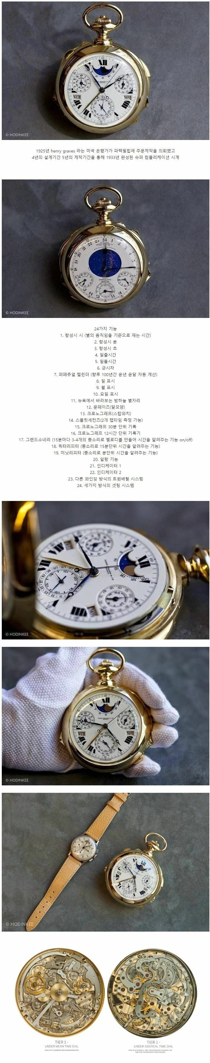 263억에 낙찰된 파텍필립 회중시계 | 인스티즈