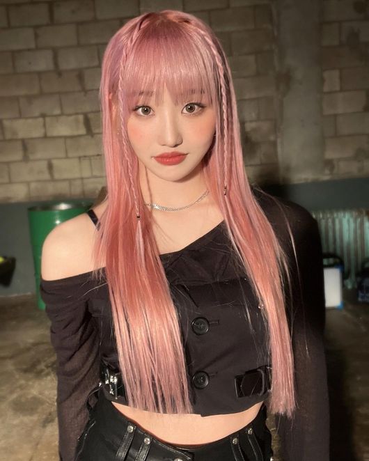 핑크헤어 이미지