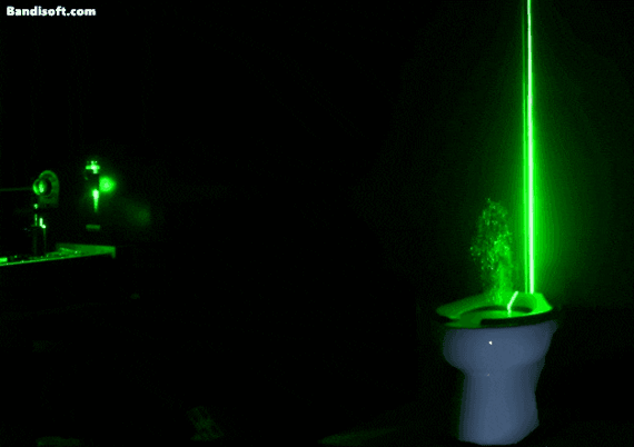 변기 물을 내릴 때 분출되는 비말 모습. 미국 볼더 콜로라도대학 공학 연구팀 유튜브