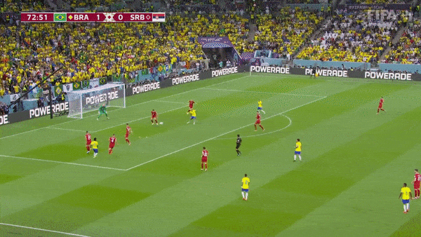 히샬리송의 세르비아전 득점. [영상=FIFA 플러스 유튜브]