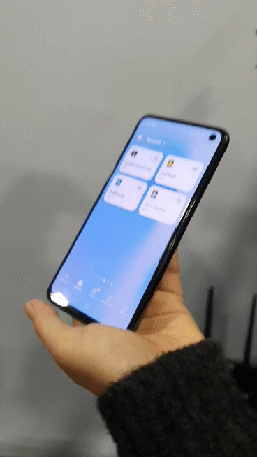 'CES 2023' HCA 전시관 내에서는 스마트홈 앱을 활용한 여러가지 시나리오를 선보였다. ⓒ데일리안 조인영 기자