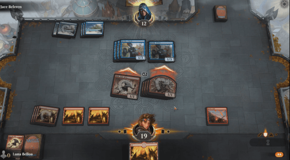 기존 TCG 장르와 공격/방어 개념이 다르다