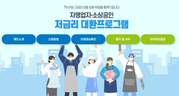 소상공인·자영업자 저금리 대체대출 신청 - 고금리대출 저금리대출 전환 11