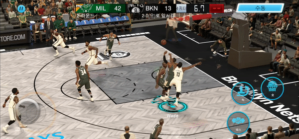 갤럭시 S23 울트라에서 즐긴 'NBA 2K 모바일' [NBA 2K 모바일 플레이 화면 캡처. 재판매 및 DB 금지]