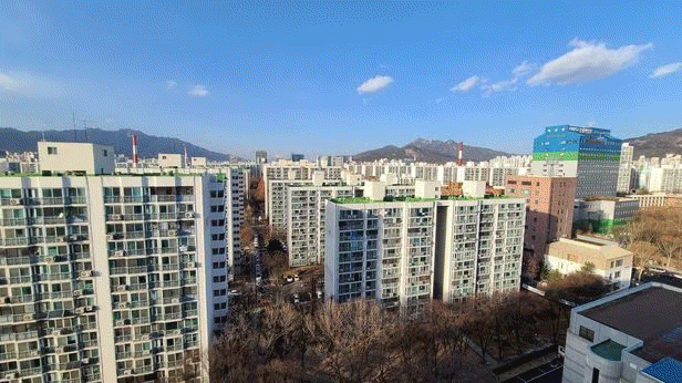 노원구 상계동의 재건축 아파트 단지 모습 / 조은임 기자