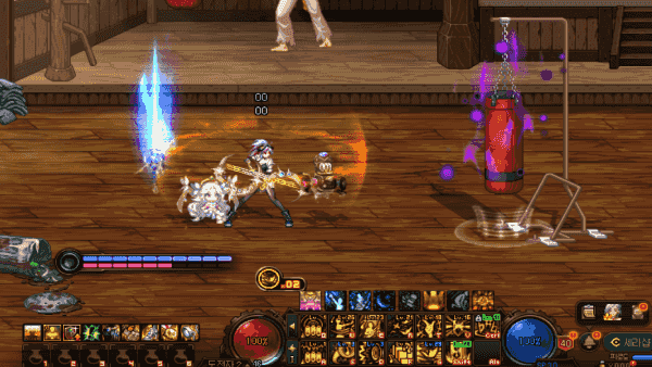 - '이펙터 온' 스킬을 사용하면 신수력 게이지가 악보 연주 창으로 전환된다