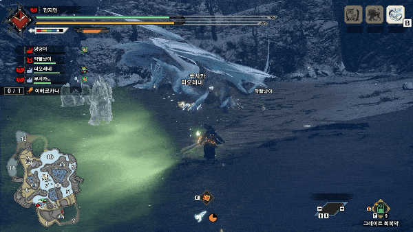 이베르카나 공격 패턴