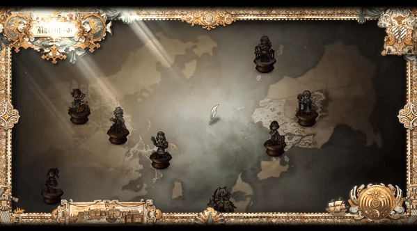 옥토패스 트래블러2부터 시간대에 따라 주변 풍경이 달라진다&nbsp;- 영상 출처 : 스퀘어에닉스 유튜브