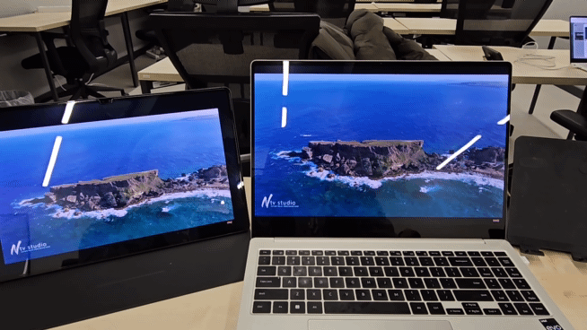 복제 모드로 설정 한 뒤 찍은 영상. 끊김없이 재생된다.ⓒ데일리안 남궁경 기자