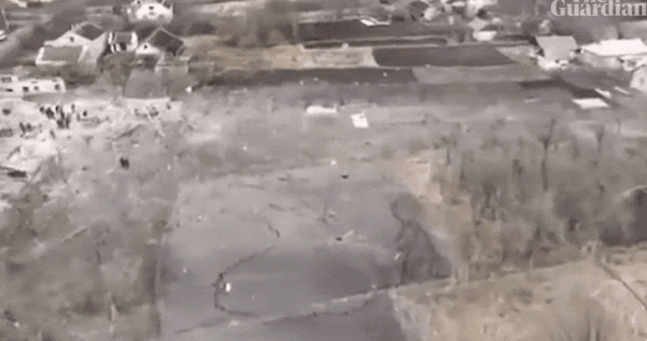 러시아가 9일(이하 현지시간) 새벽 2시경 우크라이나 주요 도시에 동시다발적인 미사일 공습을 퍼부었다. 피해 지역 중 한 곳인 서부 리비우 지역의 모습.