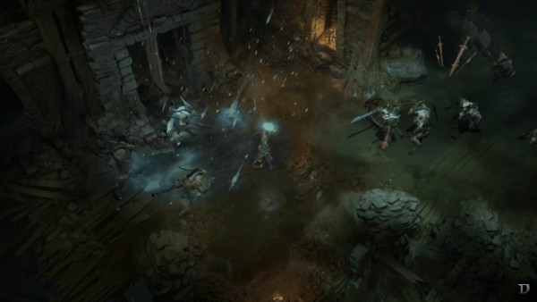 원소술사 플레이 모습