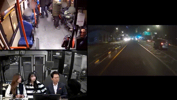 지난해 12월 29일 오전 5시쯤 서울 종로구 광화문의 한 도로에서 발생한 교통사고 장면. (유튜브 갈무리)