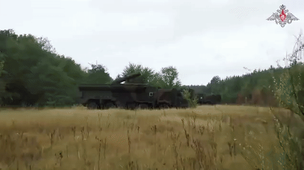러시아군이 이스칸데르 미사일을 발사하는 모습. / 사진=러시아 국방부