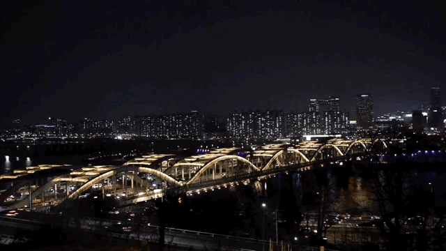 한강대교와 경주타워, 낙산공원 등 국내 곳곳에서도 '어스 아워(Earth Hour)' 소등행사가 진행됐다. (자료: WWF)