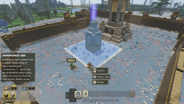 - 거점 내 다양한 기지를 건설하여 강화하는 것이 게임 포인트다&nbsp;