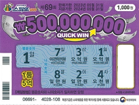 행운복권판매점 이미지