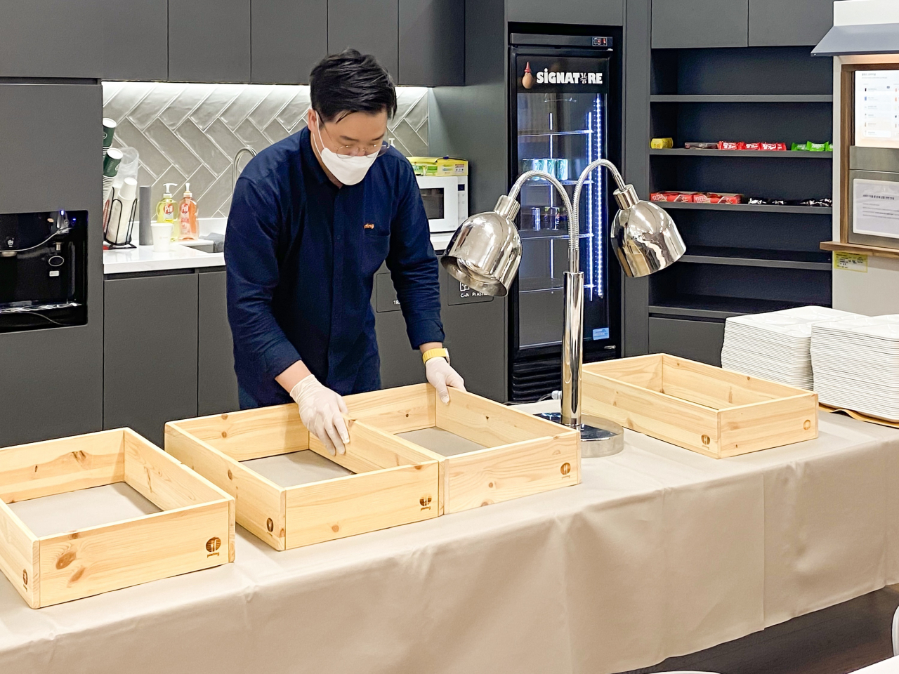 회사식당 이미지
