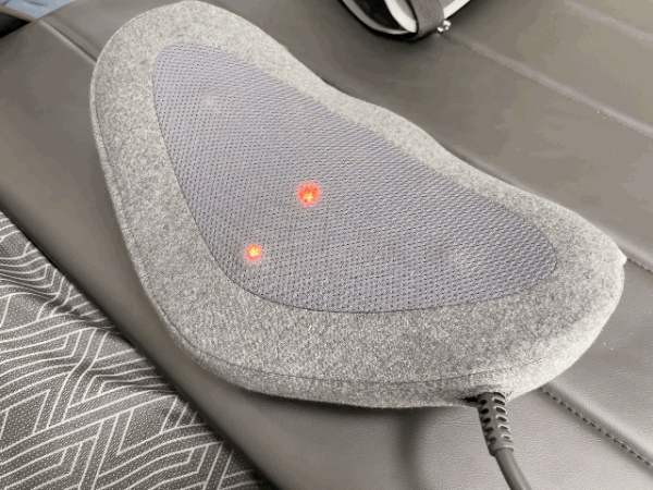 세라젬 척추 의료기기 V7 메디테크의 복부 온열 LED 도자 ⓒ News1 이민주 기자