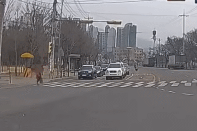 사고 당시 영상. 한문철TV 캡처