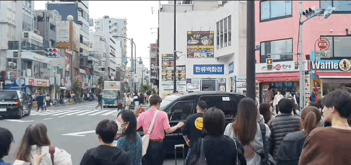 신오쿠보거리 영상.