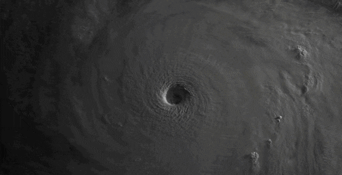 25일 히마와리-9 위성으로 촬영한 슈퍼 태풍 ‘마와르’. 사진=미국 콜로라도 주립대학 기상위성 전문연구기관(CIRA)