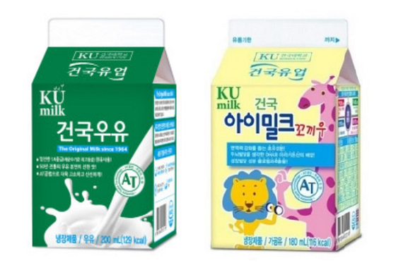 건국우유 이미지