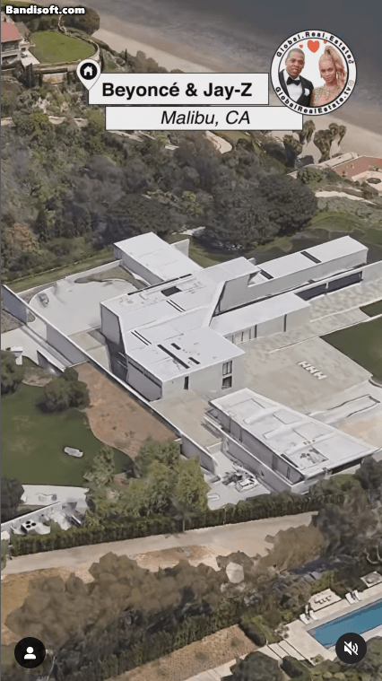 미국 캘리포니아주 말리부에 안도 다다오 설계 저택을 드론으로 촬영한 모습이다. 비욘셰 부부가 2억달러에 매입해 캘리포니아주 최고가 기록을 쓴 집이다. [realestate.fada 인스타 갈무리]