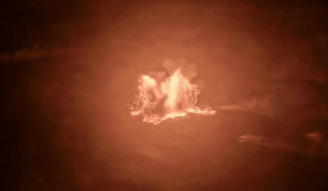 킬라우에아 화산에서 용암이 쏟아져 나오는 모습. /사진=USGS 유튜브