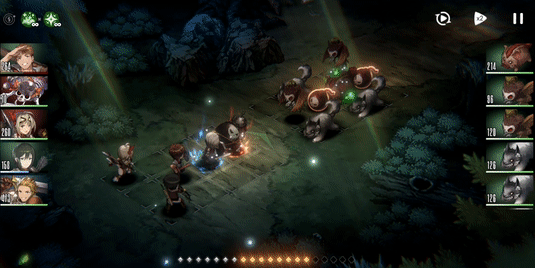 브라운더스트2 전투 장면 녹화. 폭탄이 시원하게 터지고 있다.