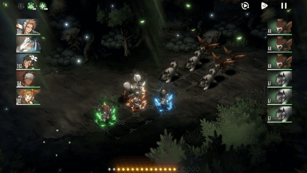 - 캐릭터들 컷신과 함께 전투의 양상을 그려보세요