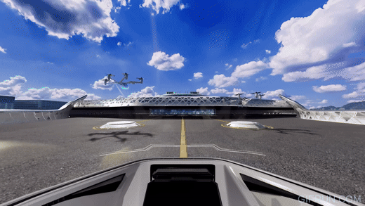 SK텔레콤의 도심항공교통(UAM) 운용 컨셉트 모델./SK텔레콤