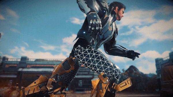 아레스 인게임 트레일러에 등장하는 수트 체인지 관련 모습들 (카카오게임즈 제공)