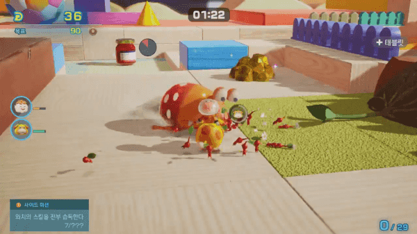 - 정해진 피크민 수를 고려하여 계획을 세우는 것이 중요한 '계획력 배틀'