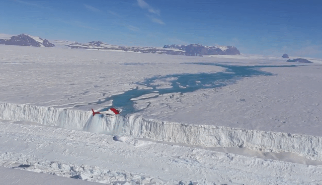 극지연구소가 2019년부터 빙하가 녹는 원인을 규명하는 연구. 해당 영상은 이번 연구의 이해를 돕기 위한 영상으로 직접적인 연관성은 없음. / 영상=극지연구소