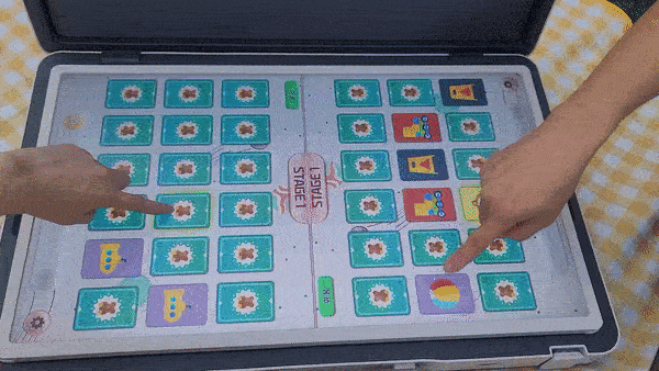 스탠바이미 고에 탑재된 보드게임 앱 (영상=지디넷코리아)