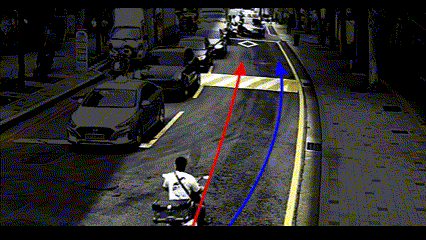 ‘뺑소니 혐의’로 1심서 유죄 판결을 받은 이근씨가 증거 영상이라며 CCTV 영상을 공개하고 혐의를 부인했다. [영상 출처 = 유튜브]