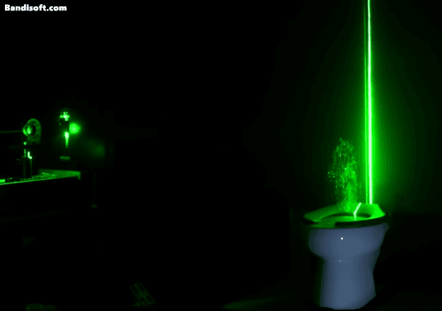 변기 물을 내릴 때 분출되는 비말 모습. /볼더 콜로라도대학 유튜브