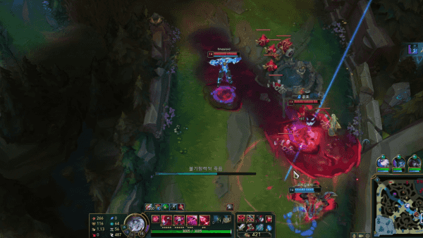 - 성장을 마치고 난전 상황을 맞이한 브라이어는 강력한 모습을 보여줄 수 있습니다