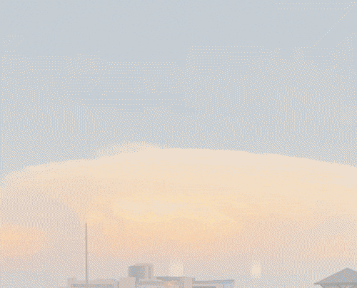 23일(현지시간) 미국 오클라호마주 중부에 나타난 거대 적란운. 사진=뉴스위크/웨더네이션 캡처