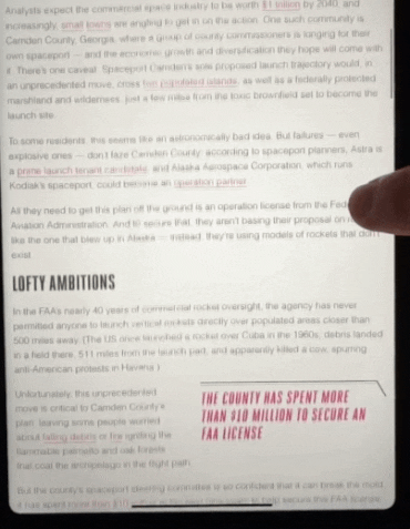 아이패드 미니6에서 발생했던 젤리스크롤 현상 (영상=엑스＠backlon)