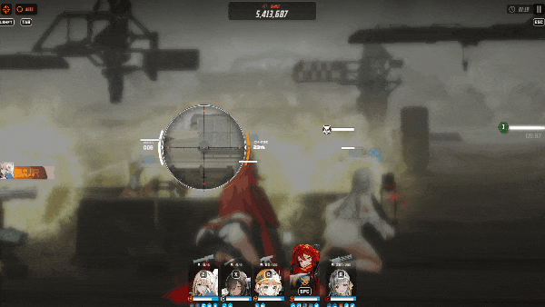 - 레드 후드 사격장 실험 모습